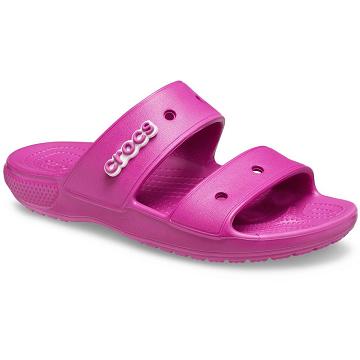 Crocs Classic Women's Sandals Pink | Australia 0574WNBY